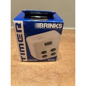 Brinks 500W Security Programmable Single Outlet Digital Timer Model 44-1010